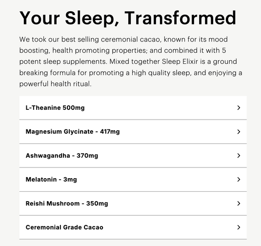 Koracao - Sleep Elixir