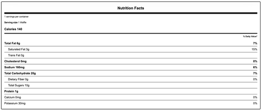 Grynd - GF Maple Raspberry Energy Waffle 12 Pack