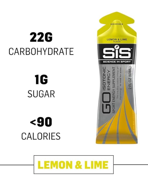 SiS - GO Isotonic Energy Gel 60ml 6 Pack Lemon Lime