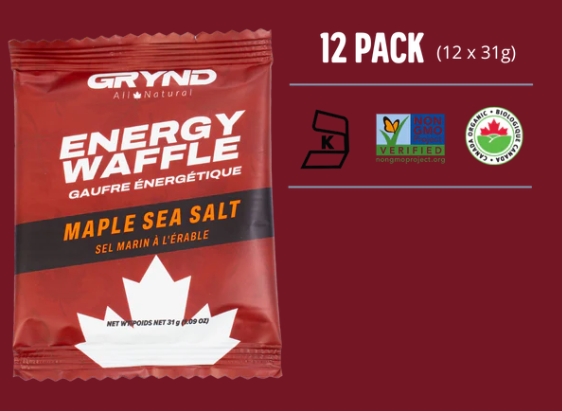 Load image into Gallery viewer, Grynd Energy Waffles - 12 Pack
