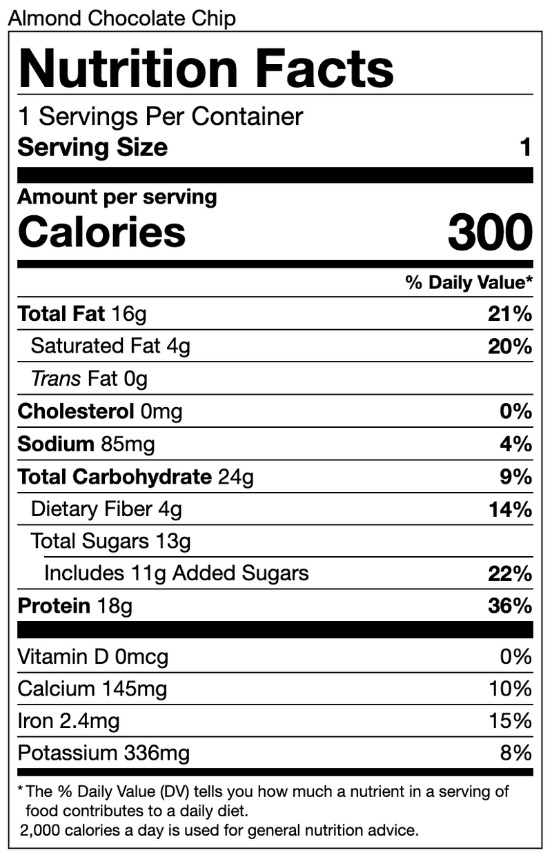 Load image into Gallery viewer, G2G Protein Bar - Almond Chocolate Chip Box of 8
