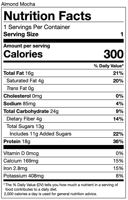 G2G Protein Bar - Almond Mocha Box of 8