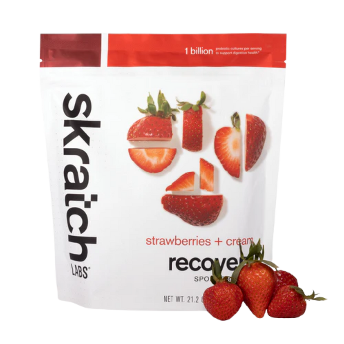 Skratch Recovery Sport Drink Mix - Strawberry + Cream