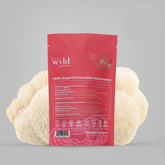 Staywild Lion's Mane Mushroom Capsules