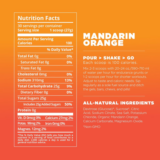 Tailwind Endurance Fuel - Mandarin Orange 30 Servings