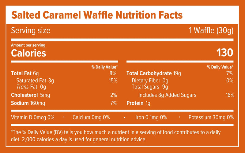 Load image into Gallery viewer, Honey Stinger Salted Caramel GF Waffles - Box of 12
