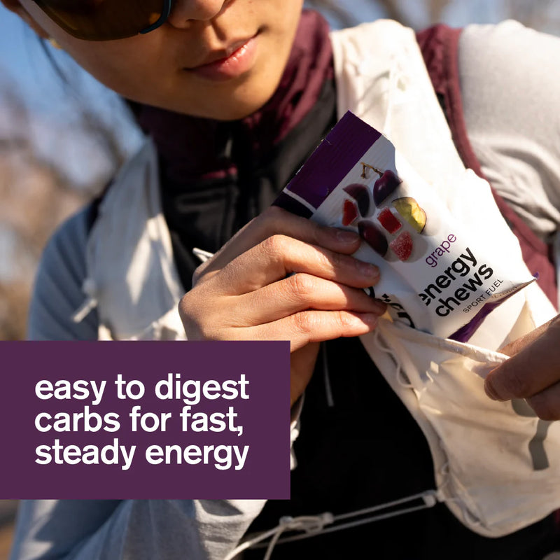 Load image into Gallery viewer, Skratch Energy Chews Sport Fuel - Grape Single Pouch 10 pack
