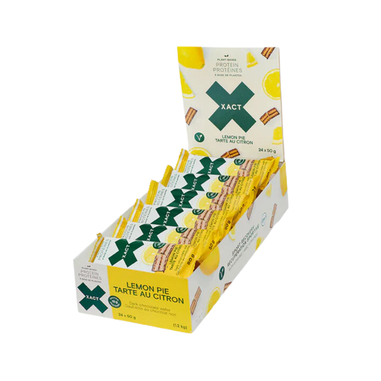 XACT Plant Based Protein Wafer Bars- Lemon Pie 12 Bars/$40.50