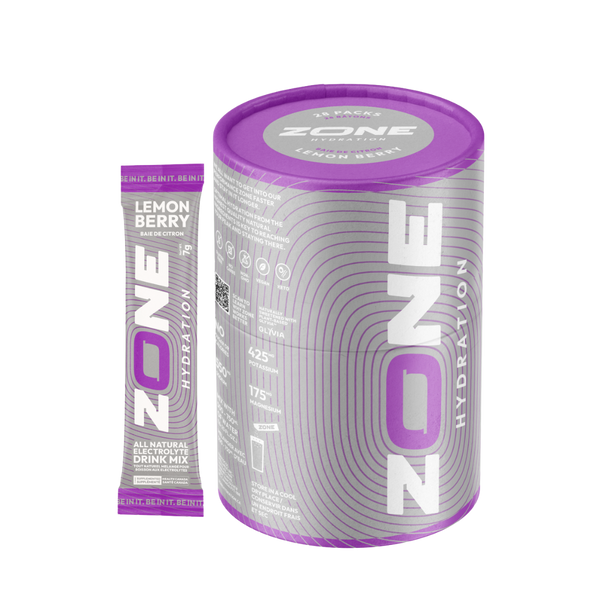 Zone Hydration - Lemon Berry 24 Stick Packs – Sea2Sky Sports Nutrition