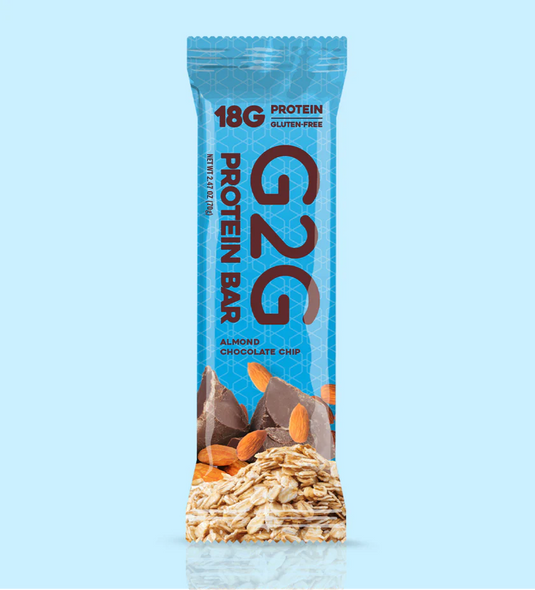 G2G Protein Bar - Almond Chocolate Chip Box of 8