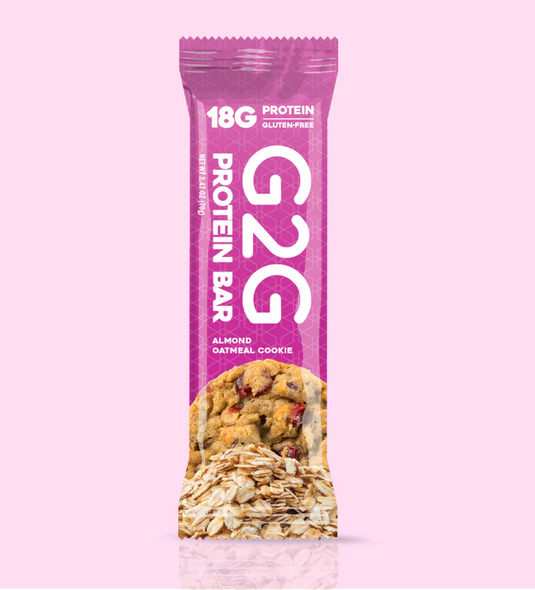 G2G Protein Bar - Almond Oatmeal Cookie Box of 8