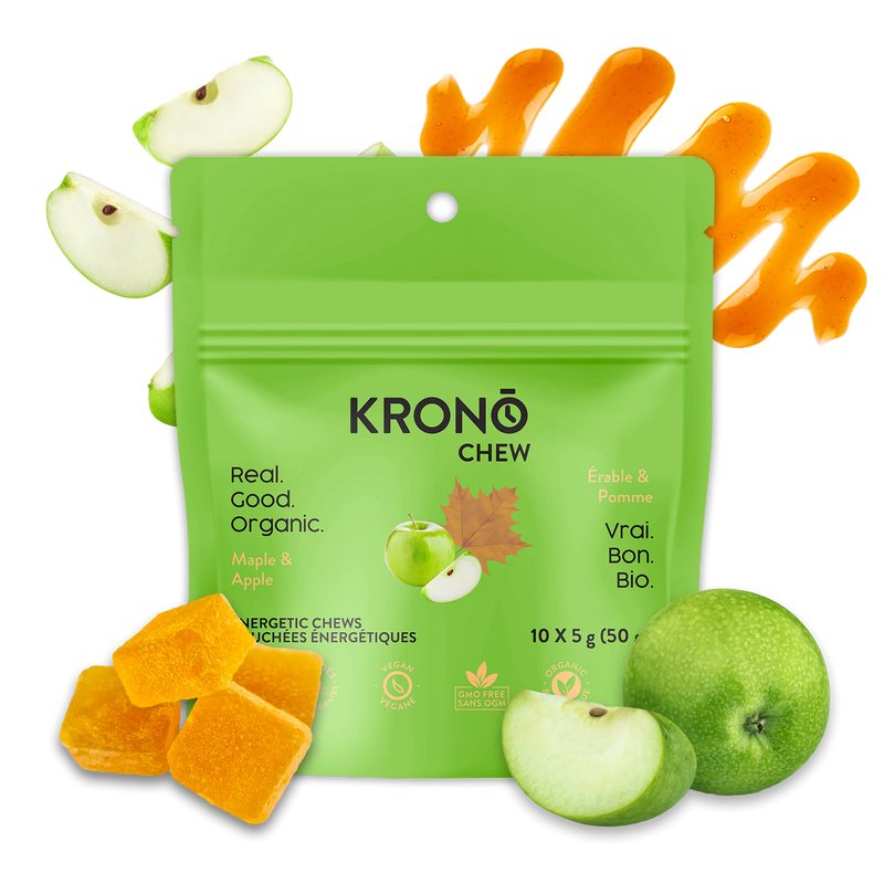 Load image into Gallery viewer, Krono Nutrition Apple &amp; Maple Chews - Box of 12
