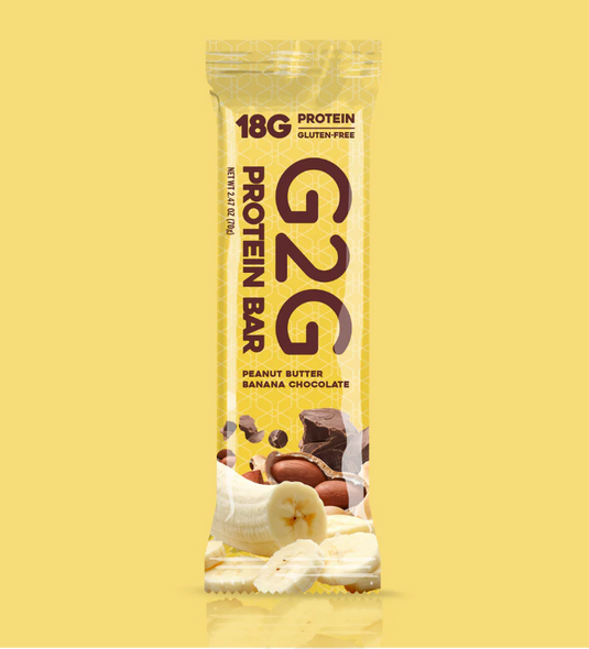 G2G Protein Bar - Peanut Butter Banana Chocolate Box of 8