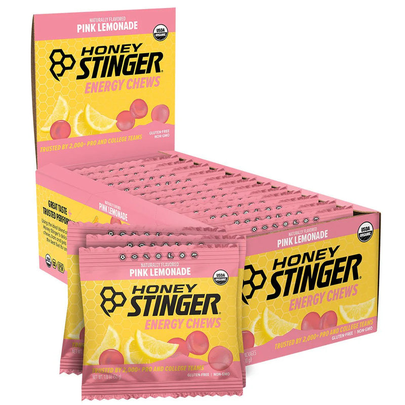 Load image into Gallery viewer, Honey Stinger Pink Lemonade  Energy Chews - Box of 12

