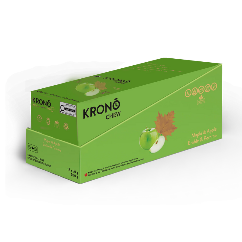 Load image into Gallery viewer, Krono Nutrition Apple &amp; Maple Chews - Box of 12

