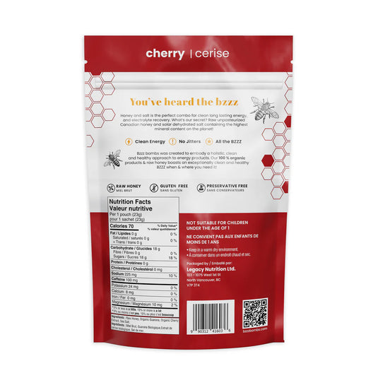 BZZZ Bombs Energy Gels - 12 pack