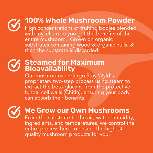 Staywyld Cordyceps Mushroom Capsules