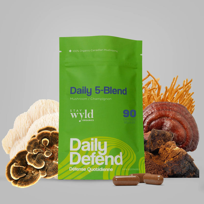 Load image into Gallery viewer, Staywyld Daily Immunity 5-Blend Capsules
