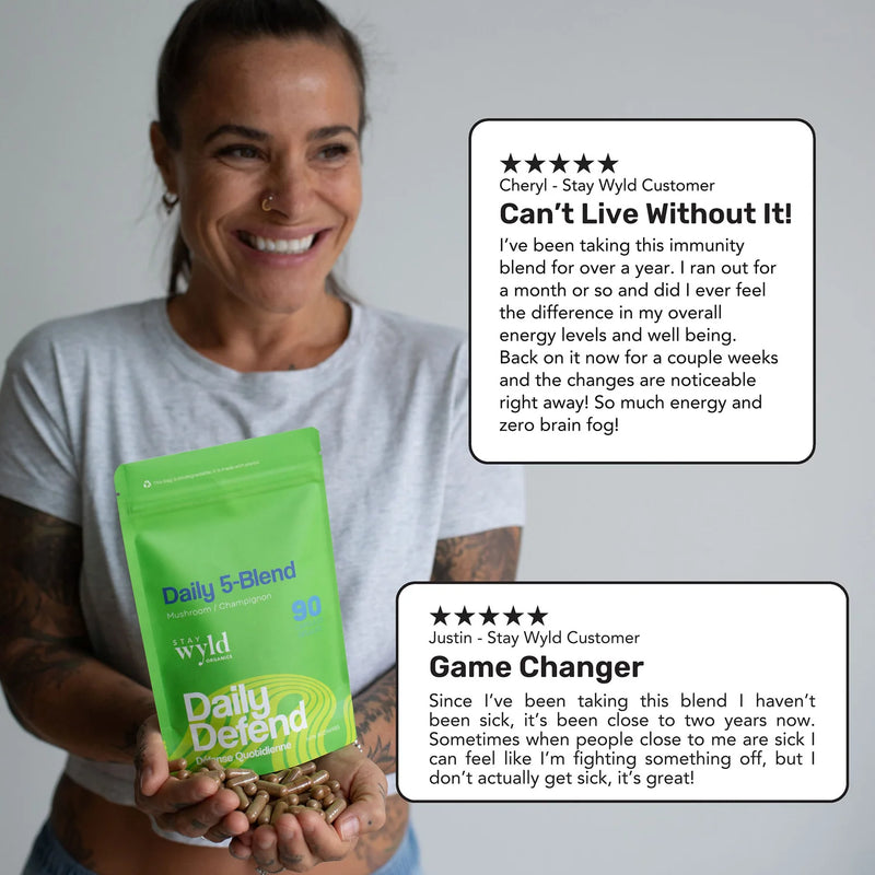 Load image into Gallery viewer, Staywyld Daily Immunity 5-Blend Capsules
