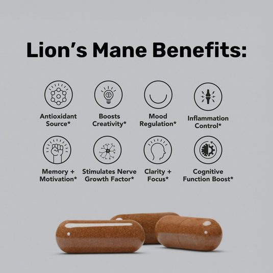 Staywild Lion's Mane Mushroom Capsules