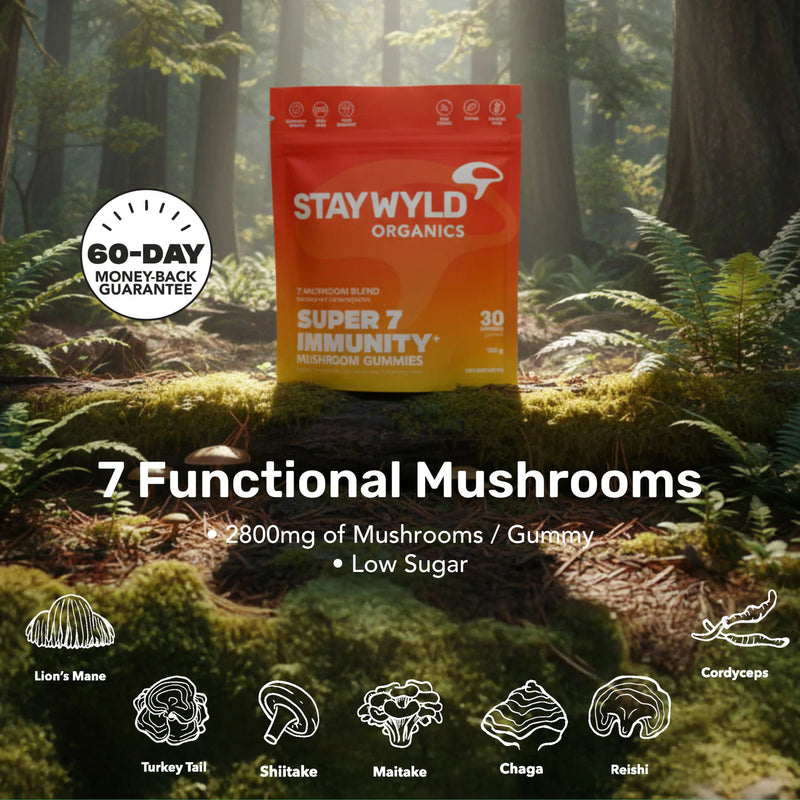 Load image into Gallery viewer, Staywyld Super 7 Immunity Gummies 30 Pack
