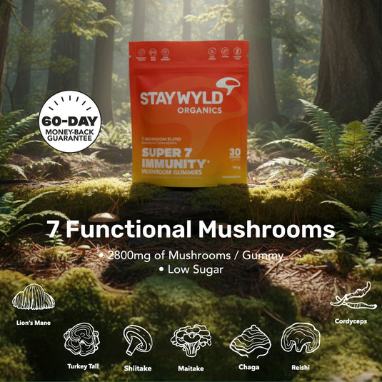 Staywyld Super 7 Immunity Gummies 30 Pack