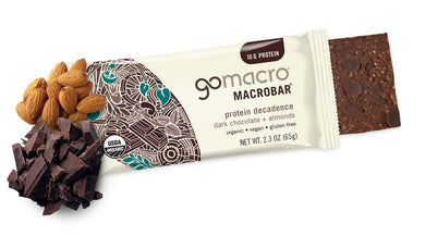 GoMacro MacroBar - Dark Chocolate + Almonds Box of 12