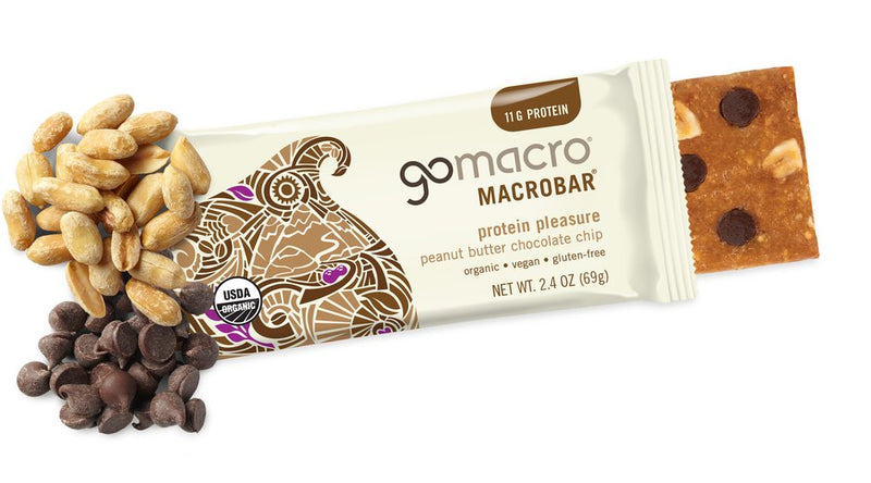 Load image into Gallery viewer, GoMacro Macrobar - Peanut Butter Chocolate Chip Box of 12
