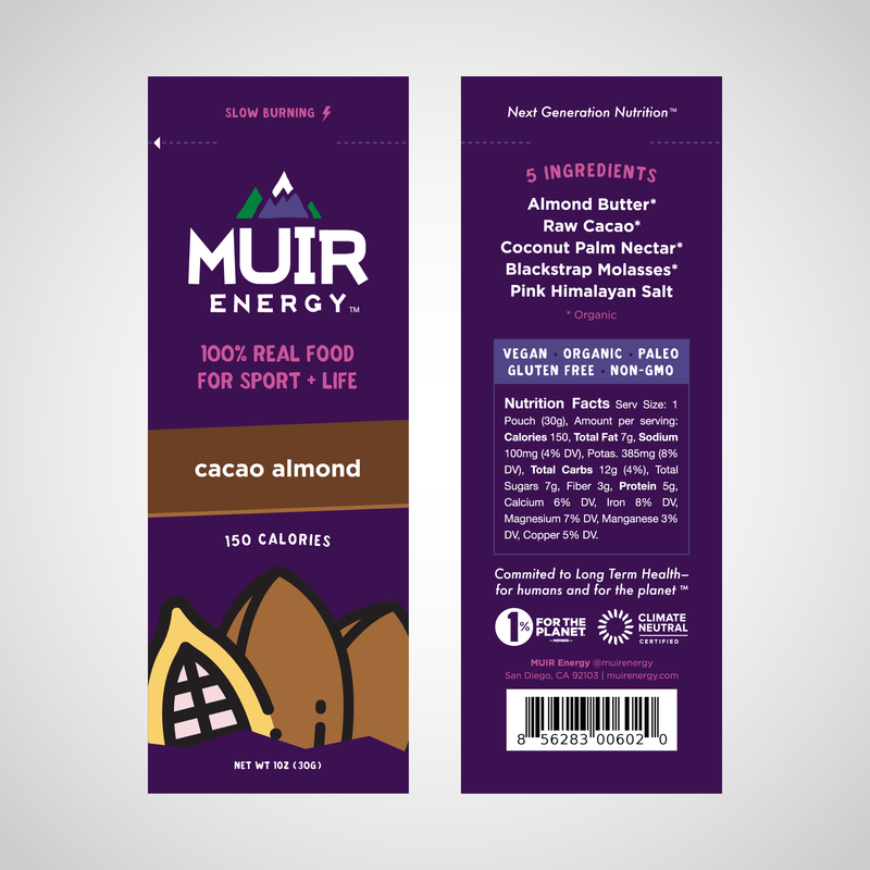 Load image into Gallery viewer, Muir Energy - Cocao Almond Energy Gel 3 Pack/$11.25

