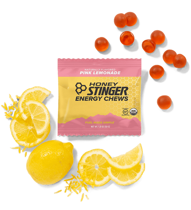 Honey Stinger Organic Energy Chews - Pink Lemonade Box of 12